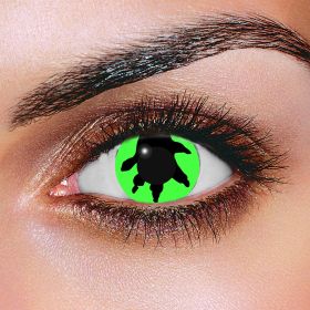 Green Dino Contact Lenses