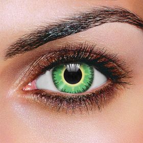 Fusion Green & Yellow Contact Lenses (Pair)