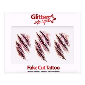 Fake Cut Sticker Tattoo