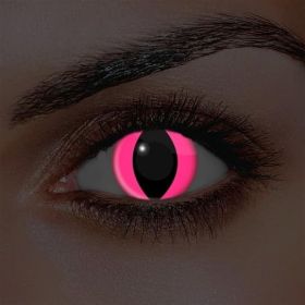 UV Pink Cat Contact Lenses