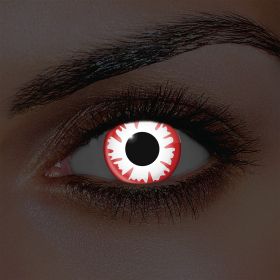 i-Glow White Demon Contact Lenses (Pair)