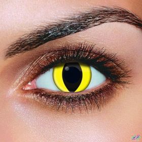 Yellow Cat Eye Contact Lenses