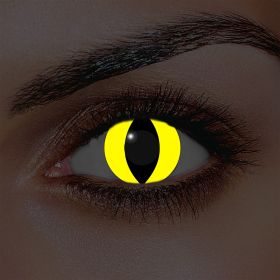 i-Glow Yellow Cat Contact Lenses (Pair) 